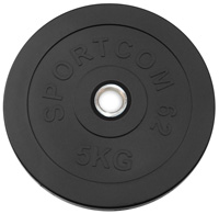 Диск черный Sportcom 5 кг 26 мм