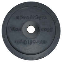 Диск олимпийский 20 кг, черный 