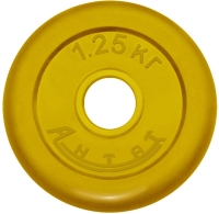 Диск тренировочный цветной Антат 1,25 кг (26, 31, 51 мм)