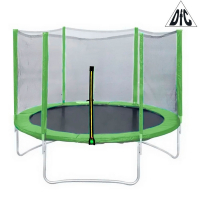 Батут с сеткой DFC TRAMPOLINE FITNESS 8FT-TR-LG (244 см) зеленый