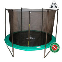 Батут DFC JUMP 6ft (183 см) складной, c сеткой, цвет green