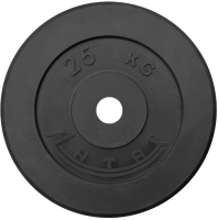 Диск тренировочный черный Антат 25 кг (26, 31, 51 мм)