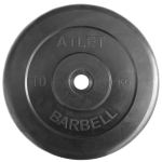 Диск черный MB Barbell Atlet 10 кг 26 мм