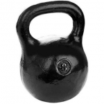 Черная тренировочная гиря 8 кг