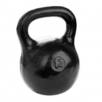 Черная тренировочная гиря 12 кг