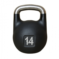 Черная тренировочная гиря 14 кг